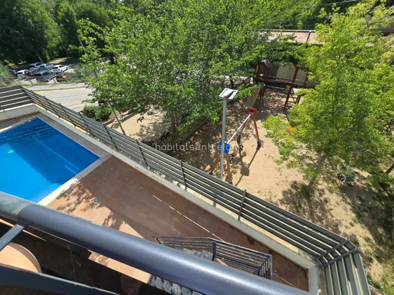 Piscina de Casa adosada en venta en Campins con Aire acondicionado, Calefacción y Terraza