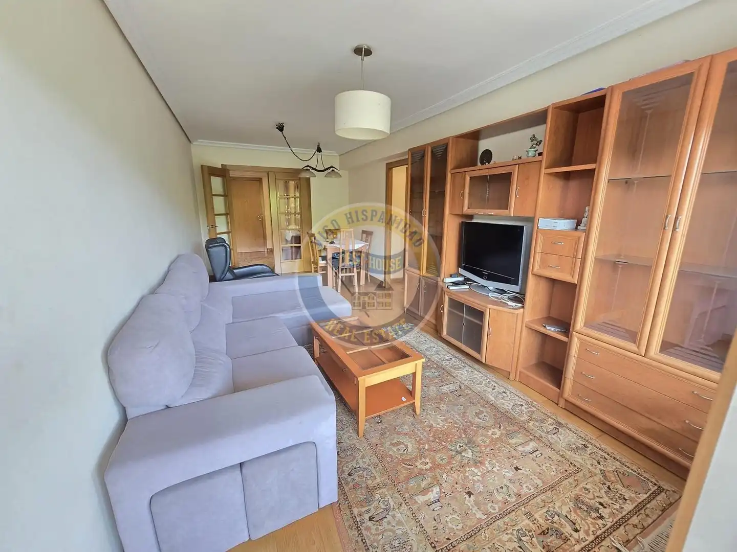 Wohnzimmer von Wohnung zur Miete in Vigo  mit Heizung, Parkett und Möbliert
