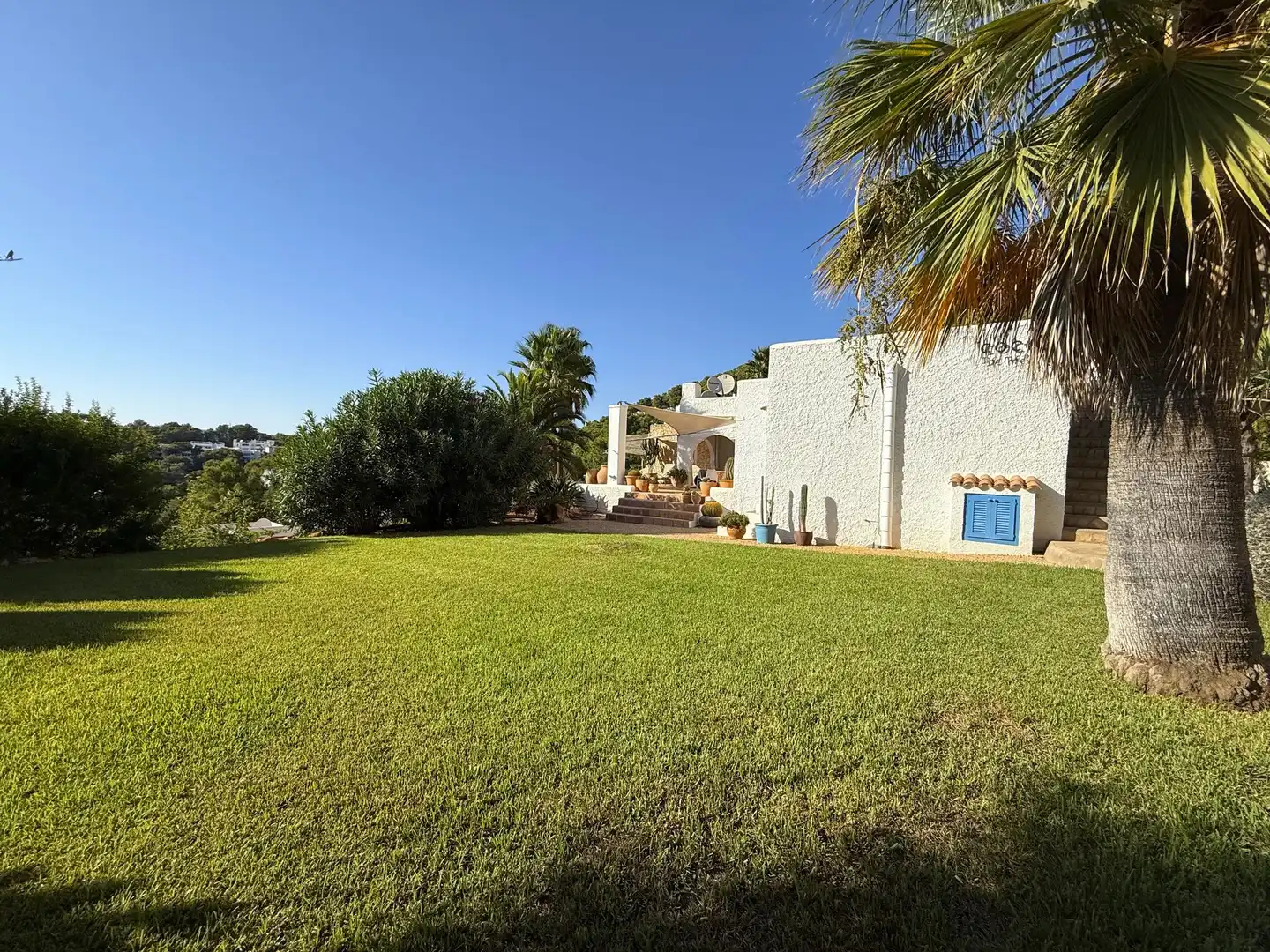 Jardí de Casa adosada en venda en Santa Eulària des Riu amb Aire condicionat, Calefacció i Jardí privat