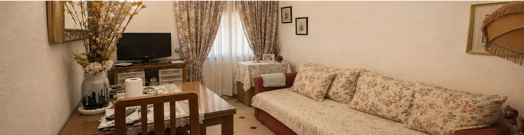 Sala de estar de Piso en venta en Málaga
