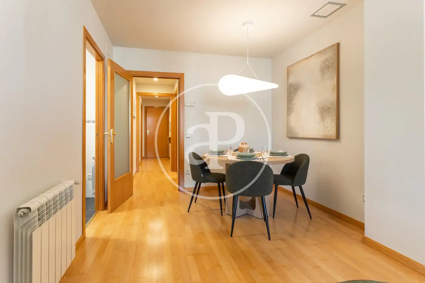 Esszimmer von Wohnung zur Miete in Barcelona mit Klimaanlage, Heizung und Möbliert