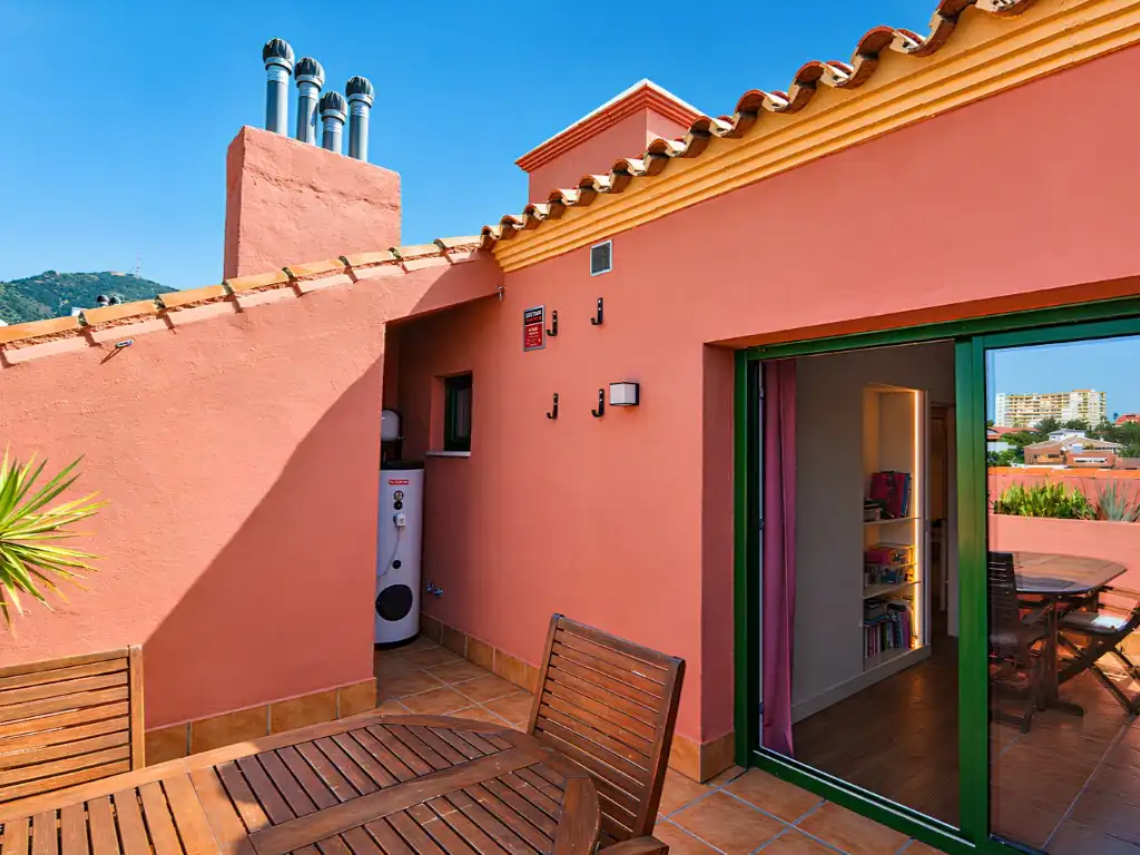 Terrace of Flat for sale in Fuengirola  with Heating, Terrace and Swimming Pool