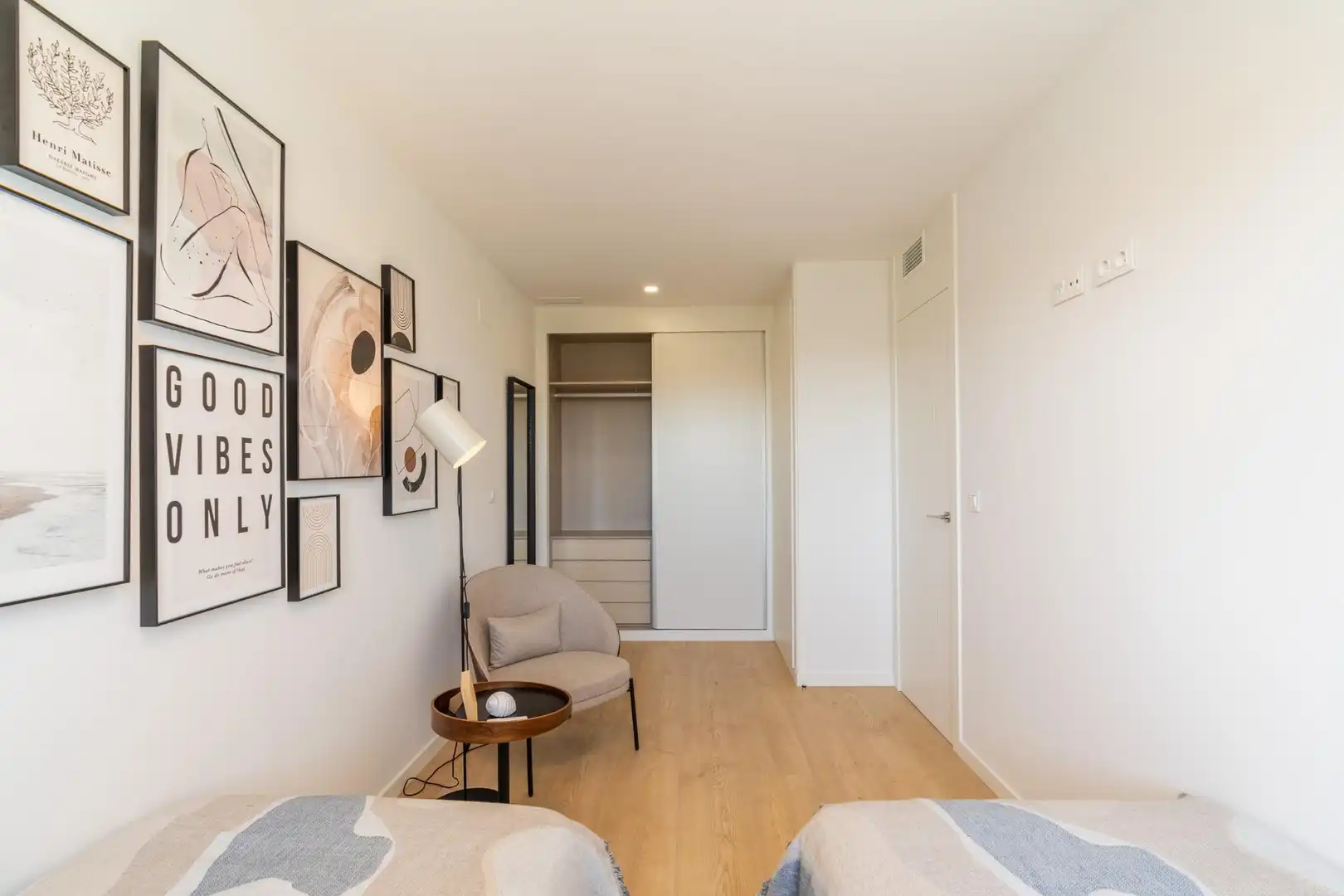 Dormitori de Casa adosada en venda en La Nucia amb Aire condicionat, Jardí privat i Terrassa