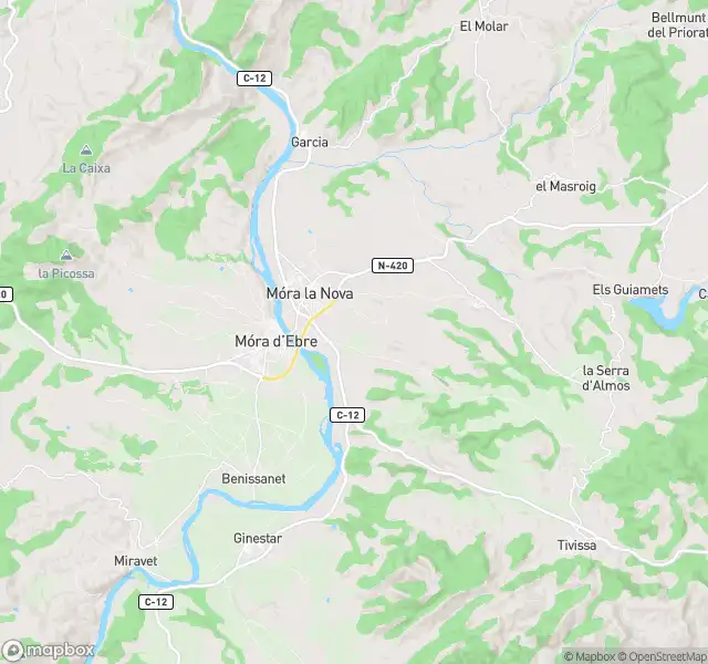Vista exterior de Pis en venda en Móra la Nova