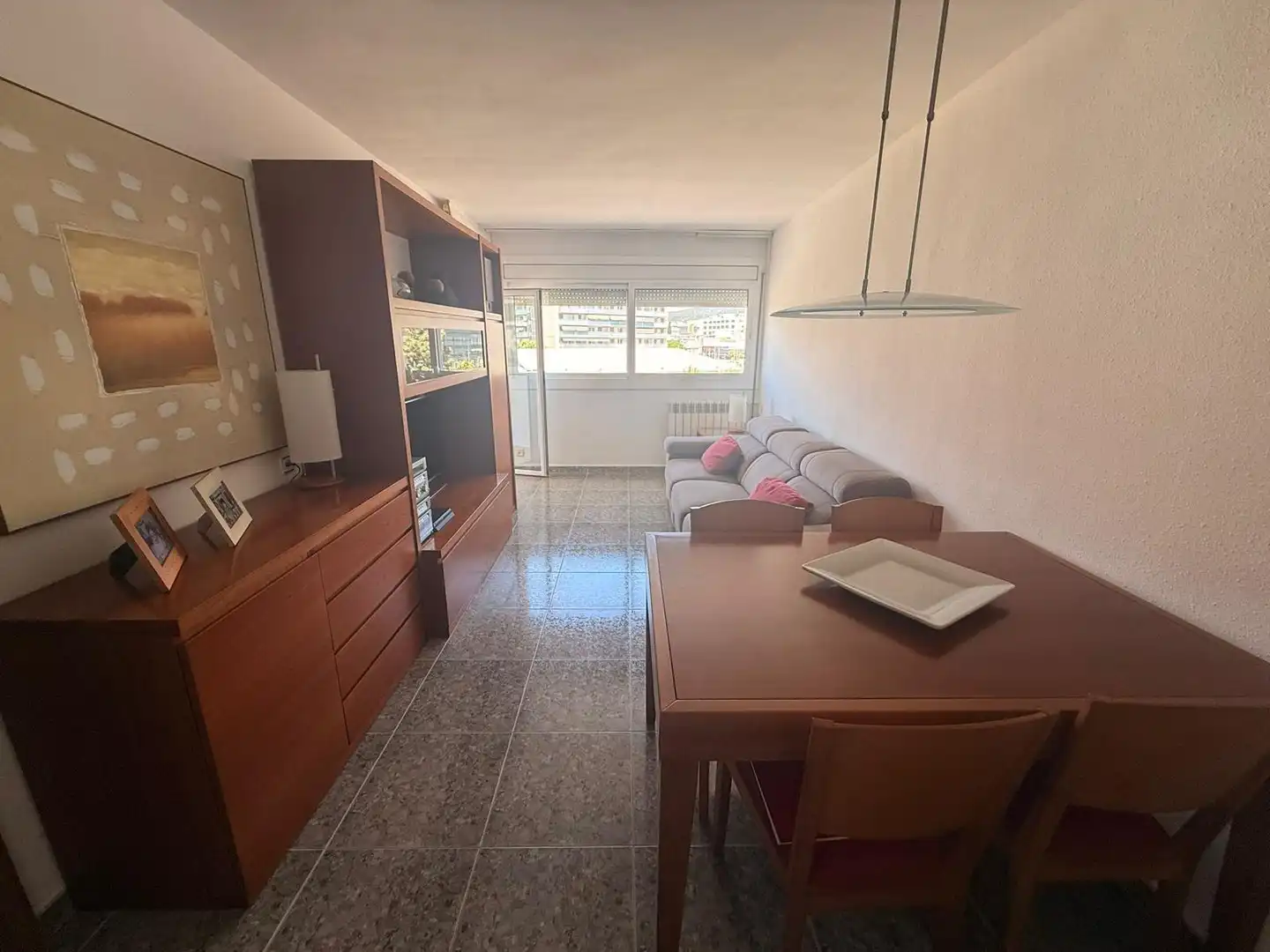 Wohnzimmer von Wohnung zum Verkauf in Cornellà de Llobregat mit Heizung und Balkon
