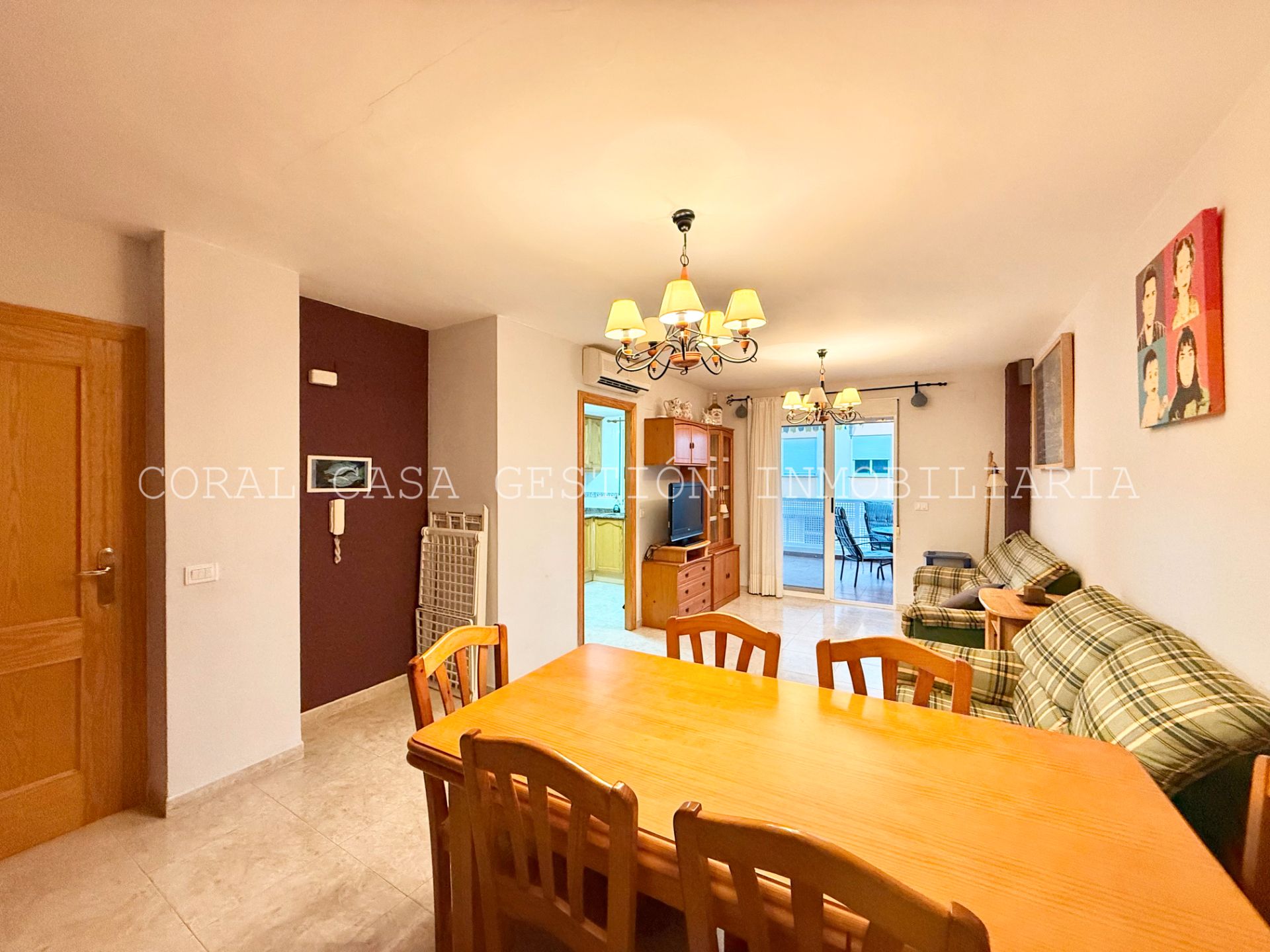 Dining room of Apartment for sale in Chilches / Xilxes  with Air Conditioner, Terrace and Storage room