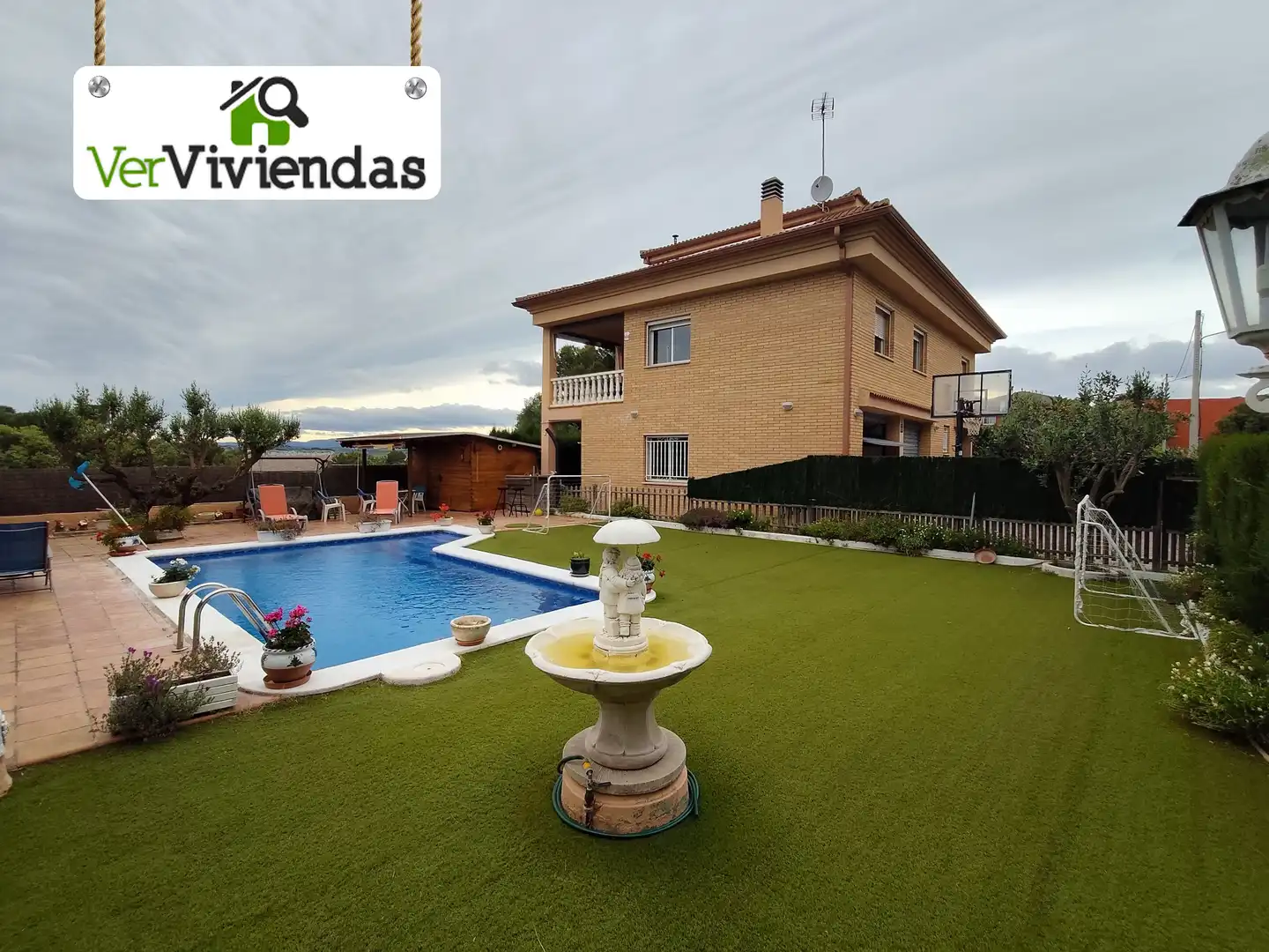 Garten von Haus oder Chalet zum Verkauf in Masquefa mit Heizung, Privatgarten und Terrasse
