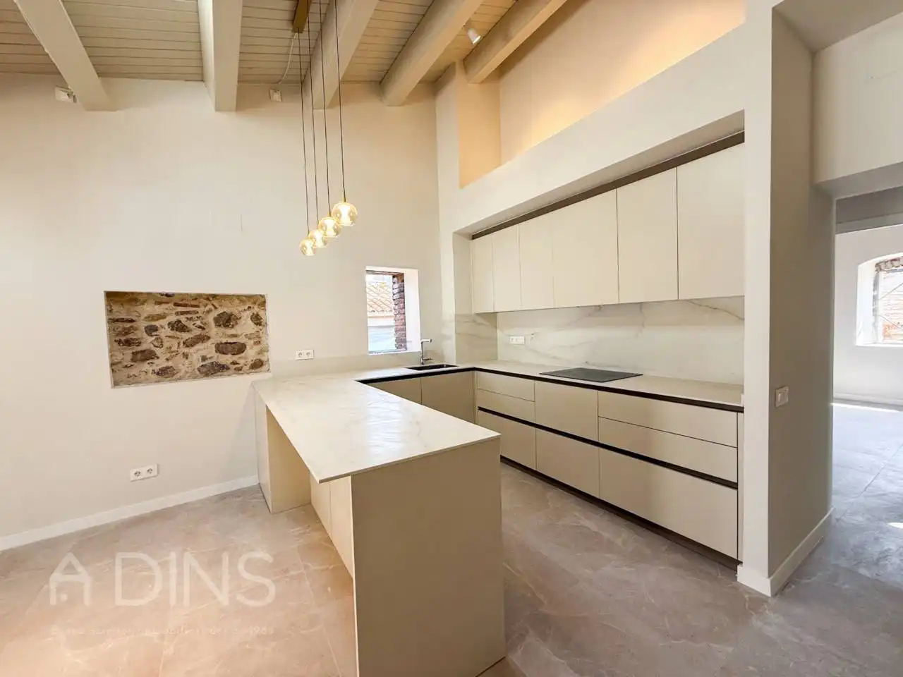 Cocina de Ático en venta en Caldes de Montbui con Aire acondicionado, Calefacción y Piscina comunitaria