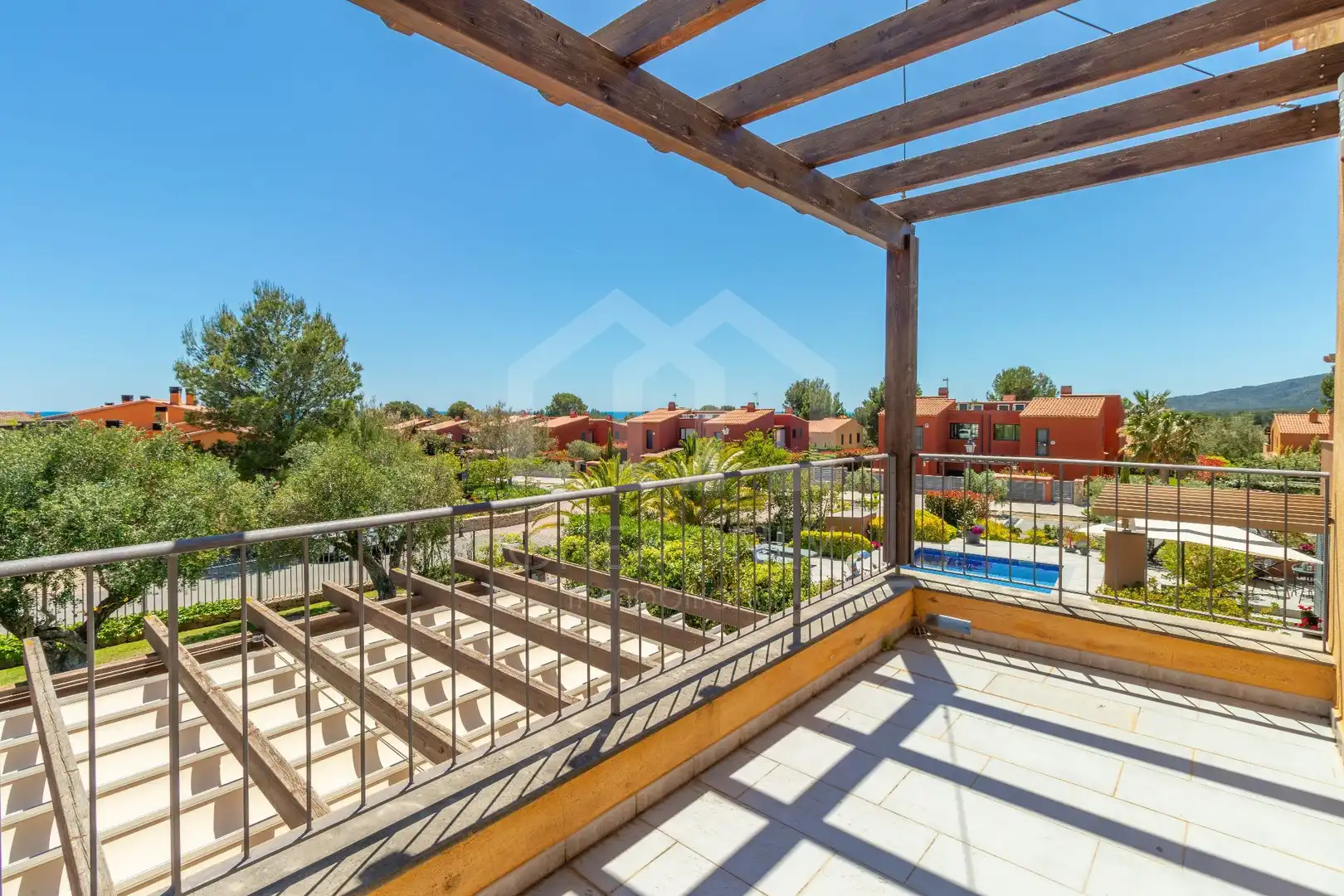 Terraza de Casa o chalet en venta en Mont-roig del Camp con Aire acondicionado, Calefacción y Jardín privado