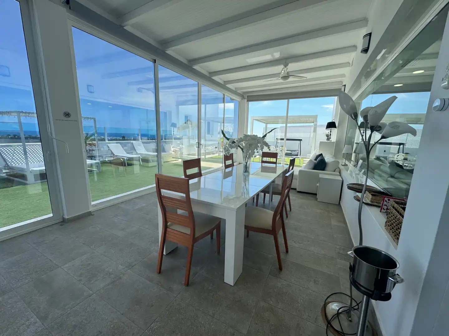 Comedor de Casa o chalet en venta en Teguise con Jardín privado, Terraza y Piscina