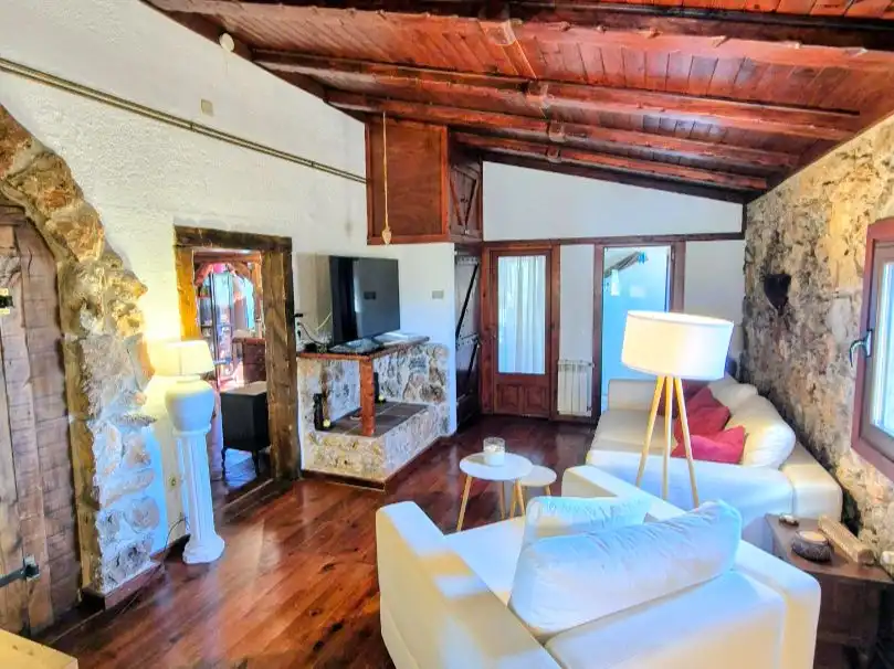 Sala d'estar de Casa o xalet de lloguer en Sa Pobla amb Calefacció, Jardí privat i Terrassa