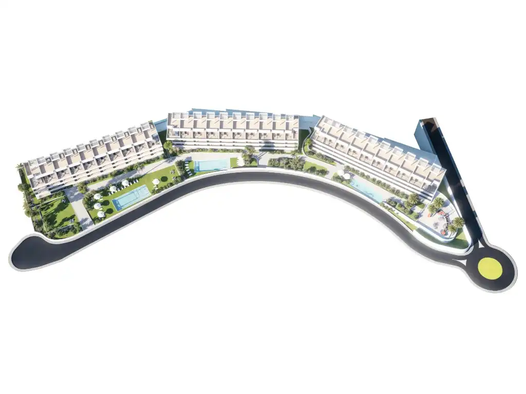 Vista exterior de Apartamento en venta en Finestrat con Terraza, Piscina y Amueblado