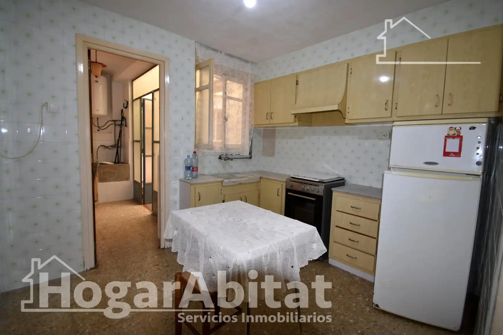 Kitchen of Flat for sale in Oliva  with Balcony