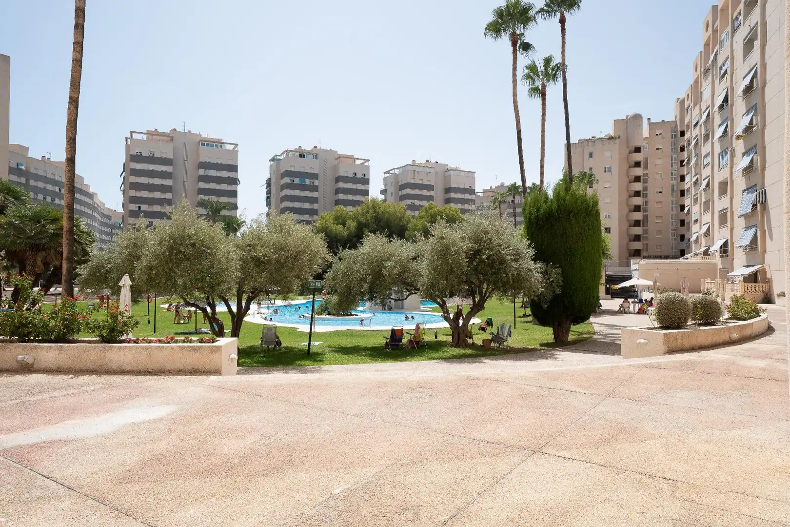 Piscina de Apartament en venda en El Campello amb Jardí privat, Terrassa i Balcó