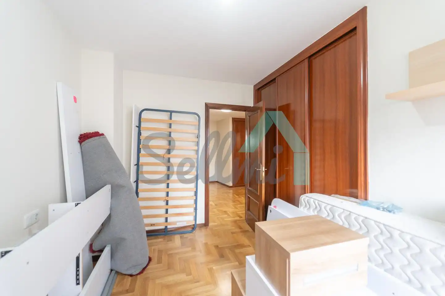Bedroom of Flat for sale in Oviedo   with Heating, Parquet flooring and Terrace