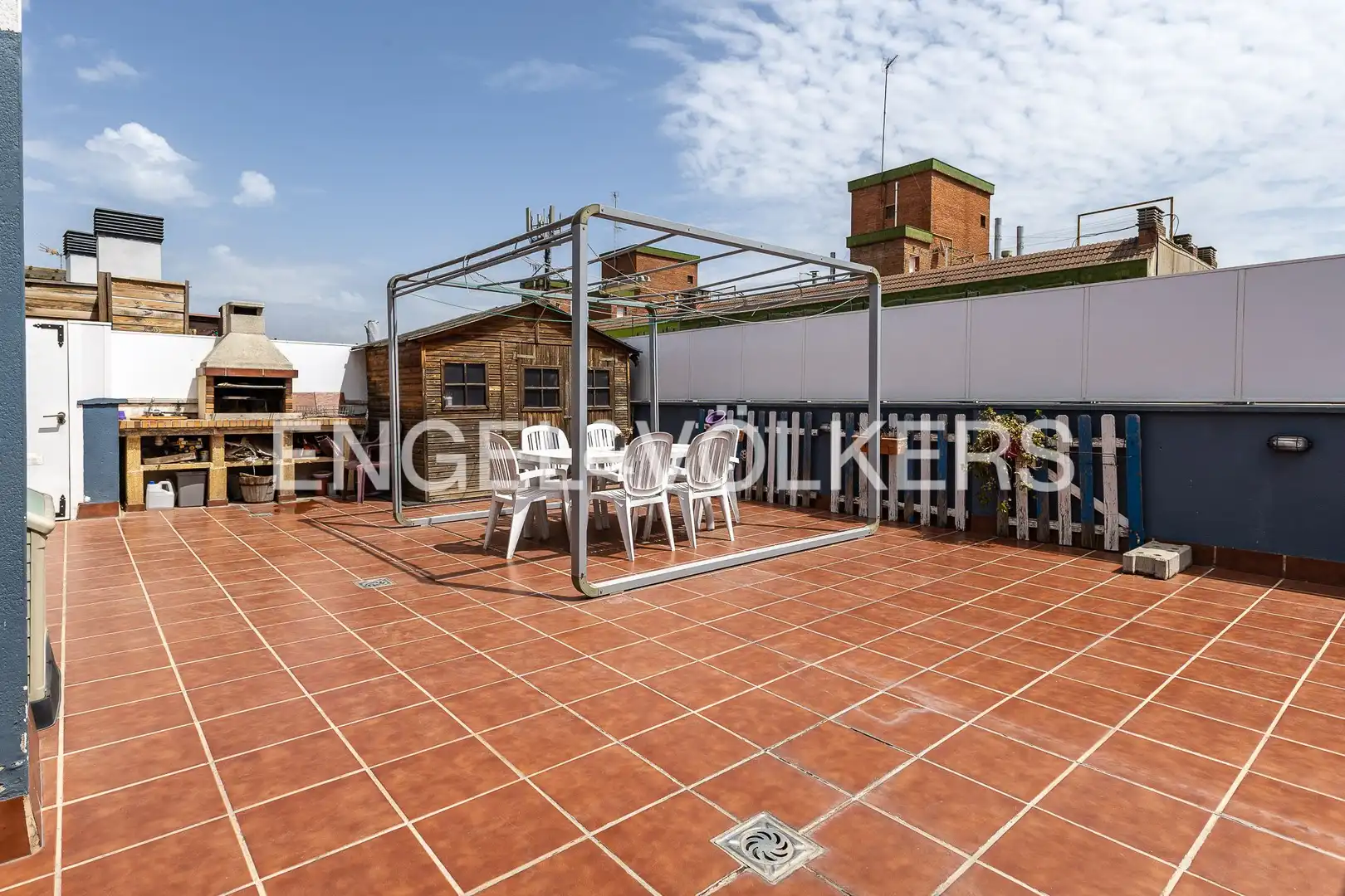 Terrasse von Dachboden zum Verkauf in Montcada i Reixac mit Klimaanlage, Heizung und Parkett