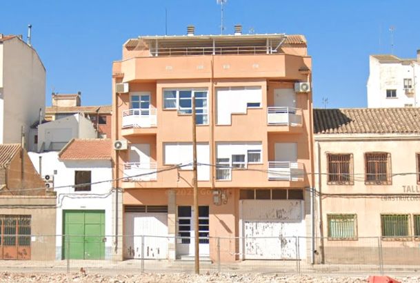 Exterior view of Flat for sale in La Roda  with Heating and Furnished