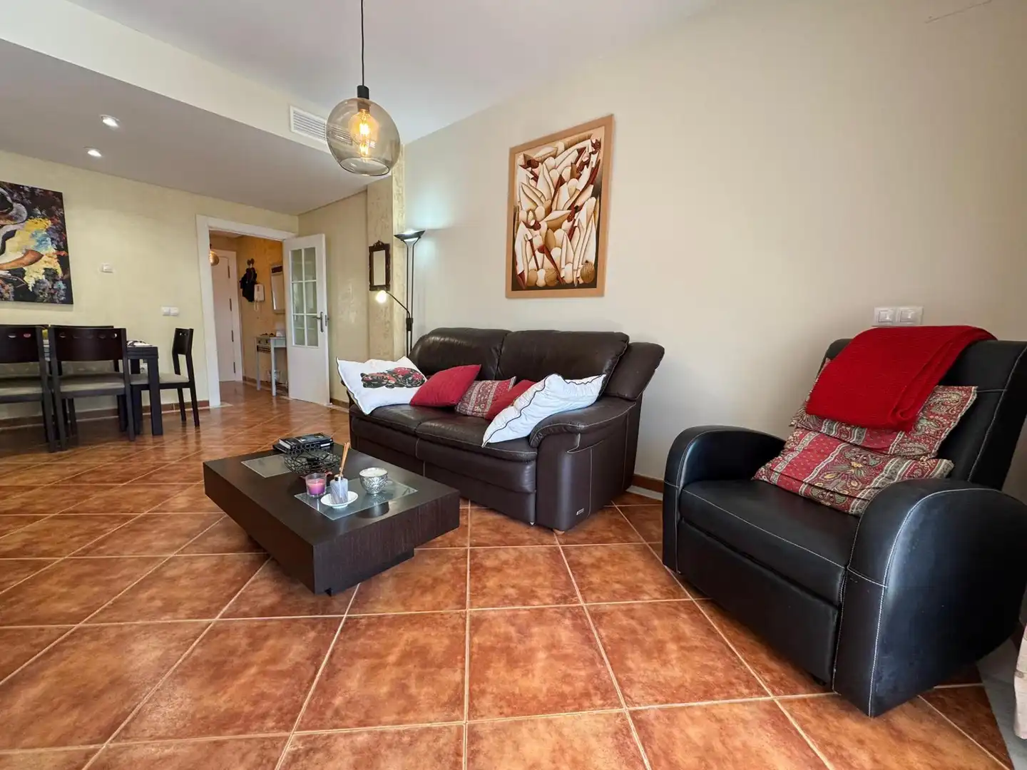 Sala de estar de Apartamento en venta en Rota con Terraza y Piscina comunitaria