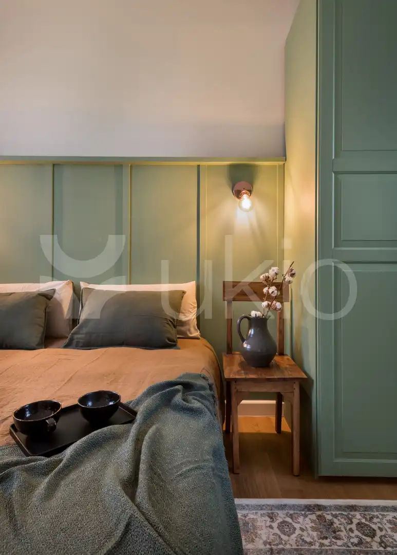 Dormitori de Apartament de lloguer en Madrid amb Aire condicionat, Calefacció i Moblat