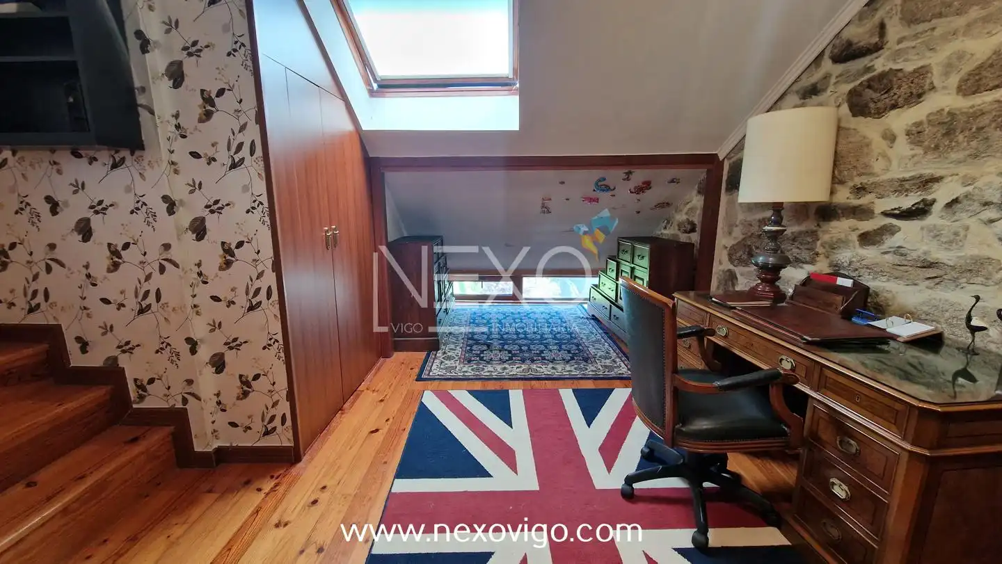 Schlafzimmer von Haus oder Chalet zum Verkauf in Mondariz mit Heizung, Privatgarten und Terrasse