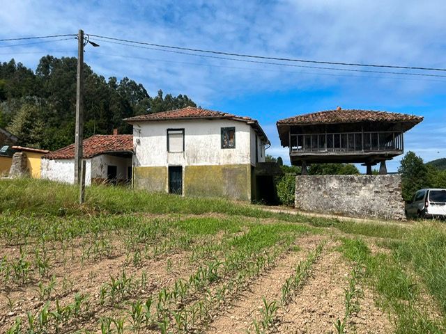 Vista exterior de Casa o xalet en venda en Cudillero amb Jardí privat