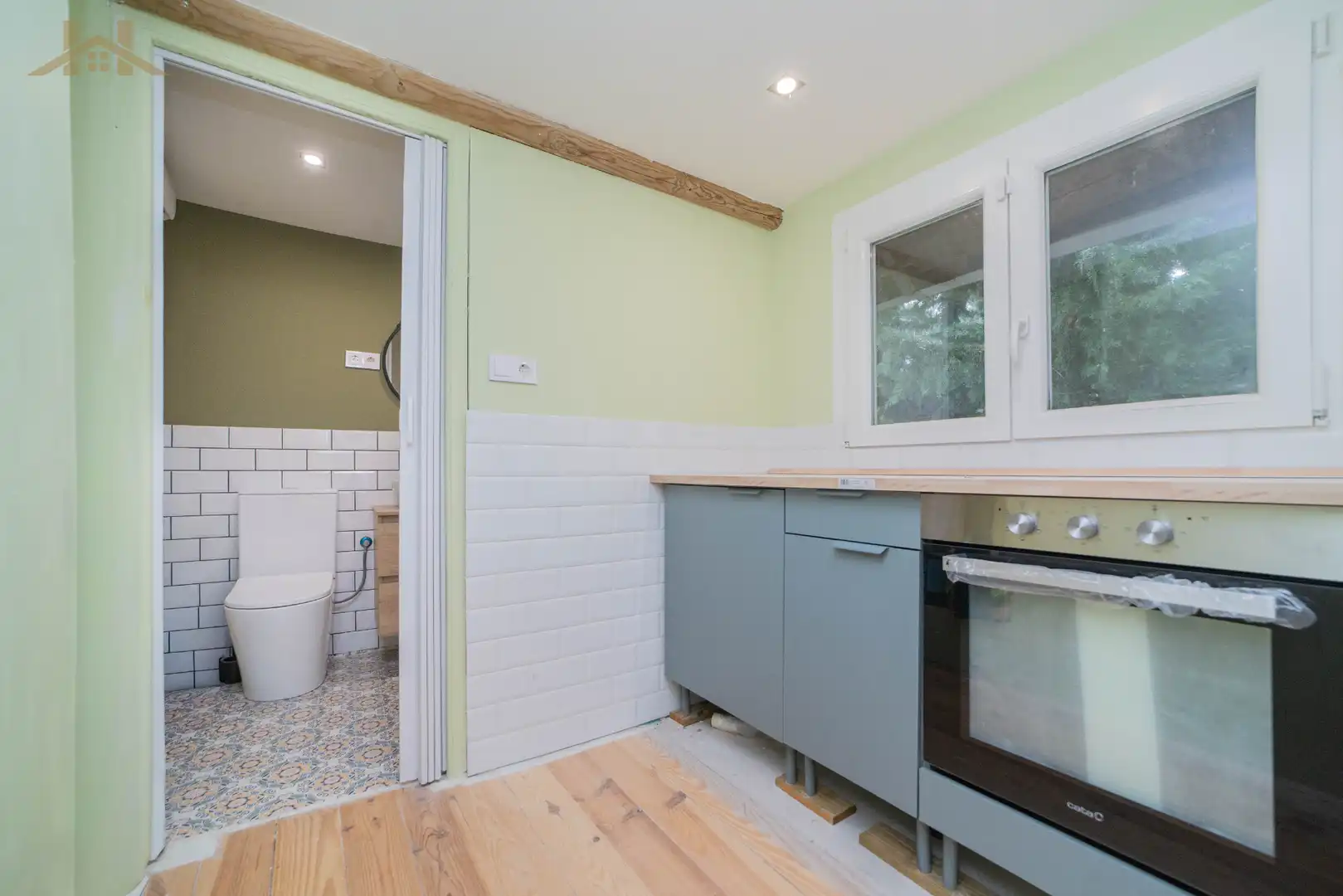 Kitchen of Houses for sale in Cadalso de los Vidrios  with Air Conditioner, Heating and Private garden