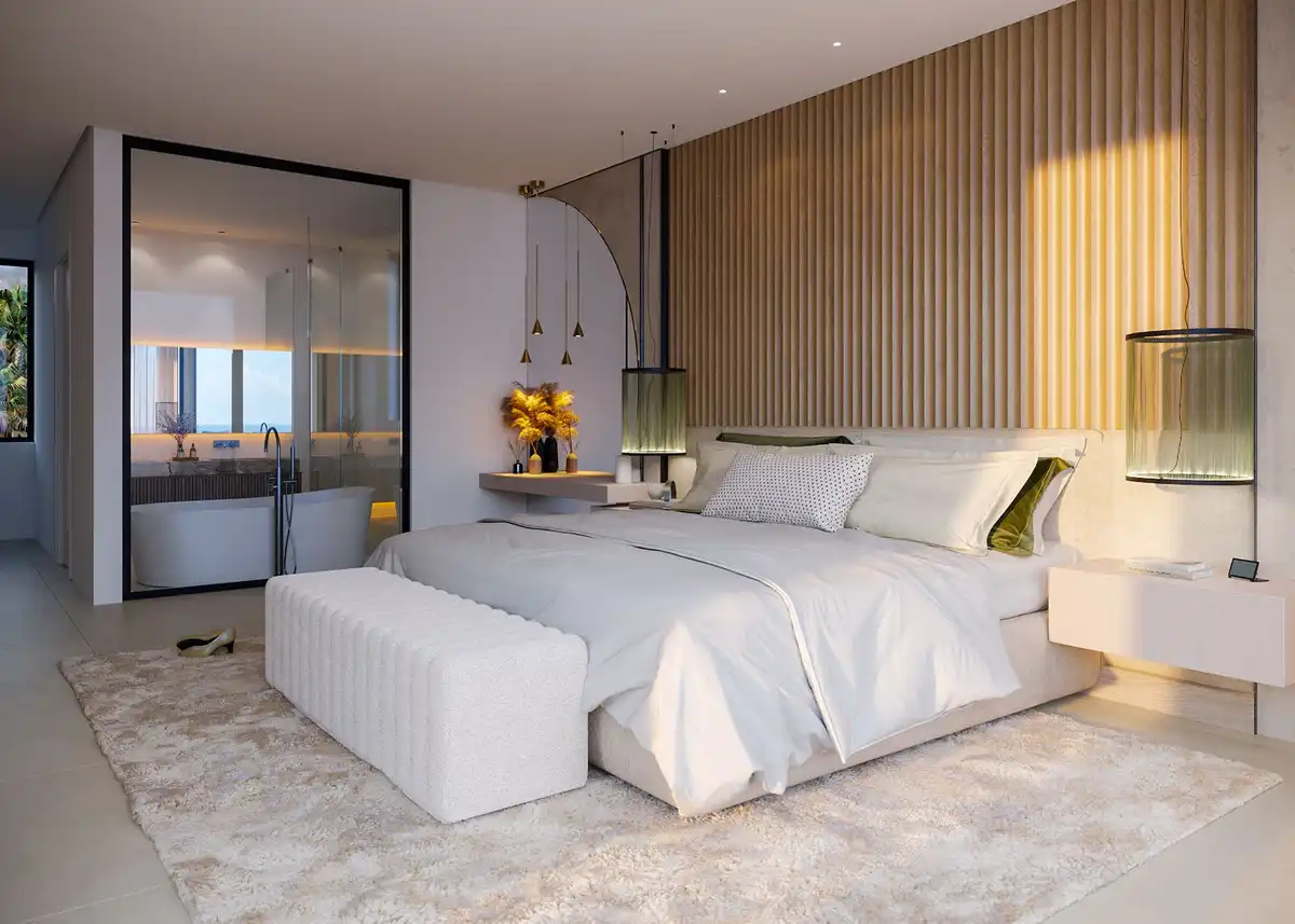 Habitación de Casa o chalet en venta en Estepona con Aire acondicionado, Jardín privado y Terraza