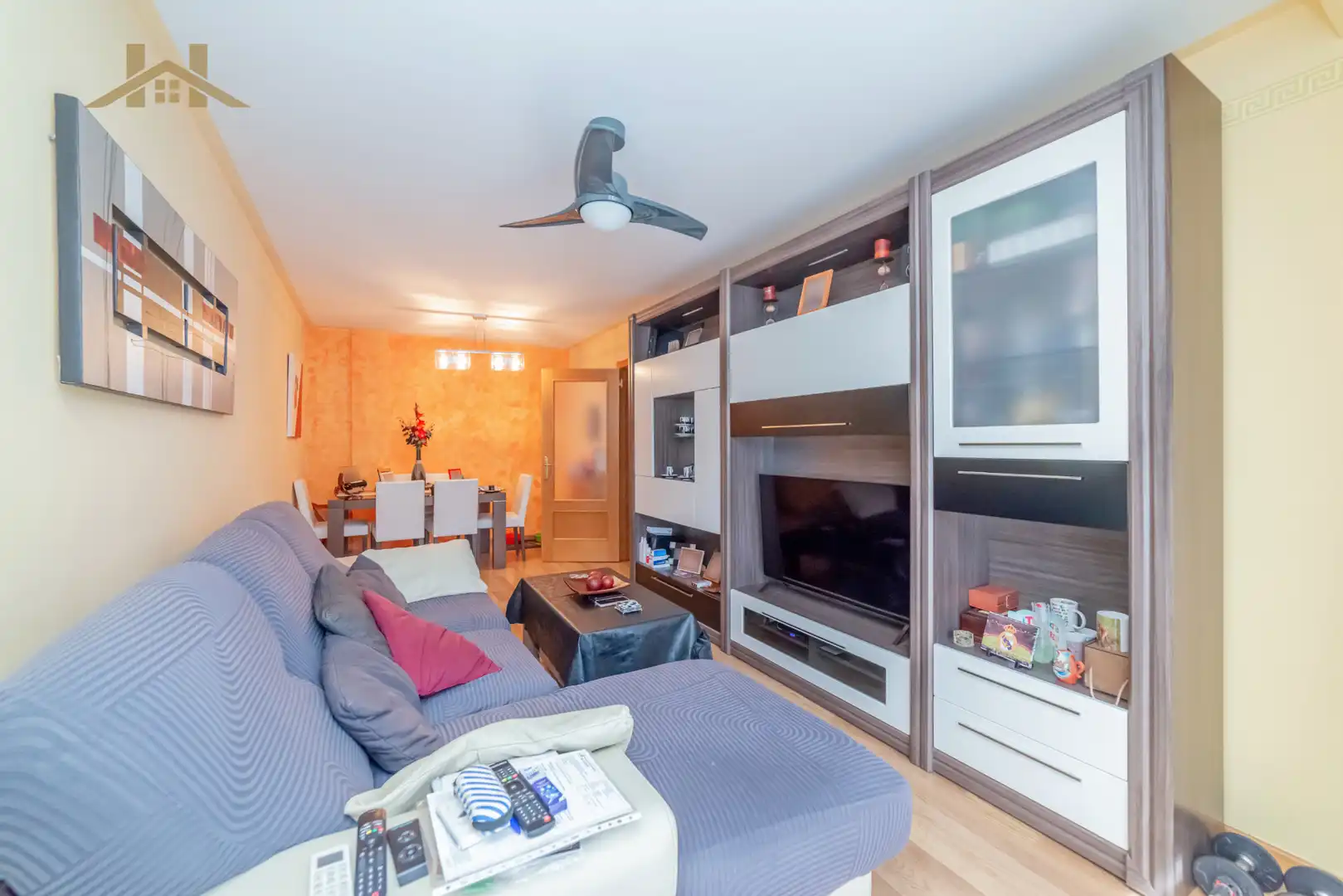 Living room of Flat for sale in Pinto  with Heating, Terrace and Storage room