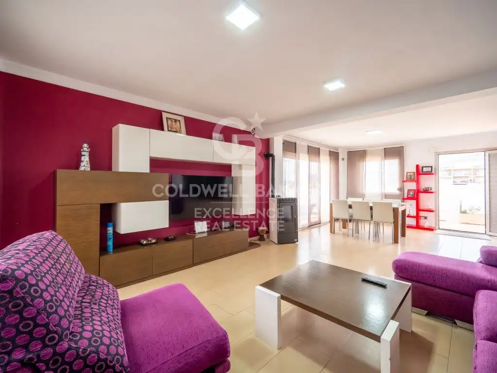 Living room of Houses for sale in Oliva  with Air Conditioner, Terrace and Swimming Pool