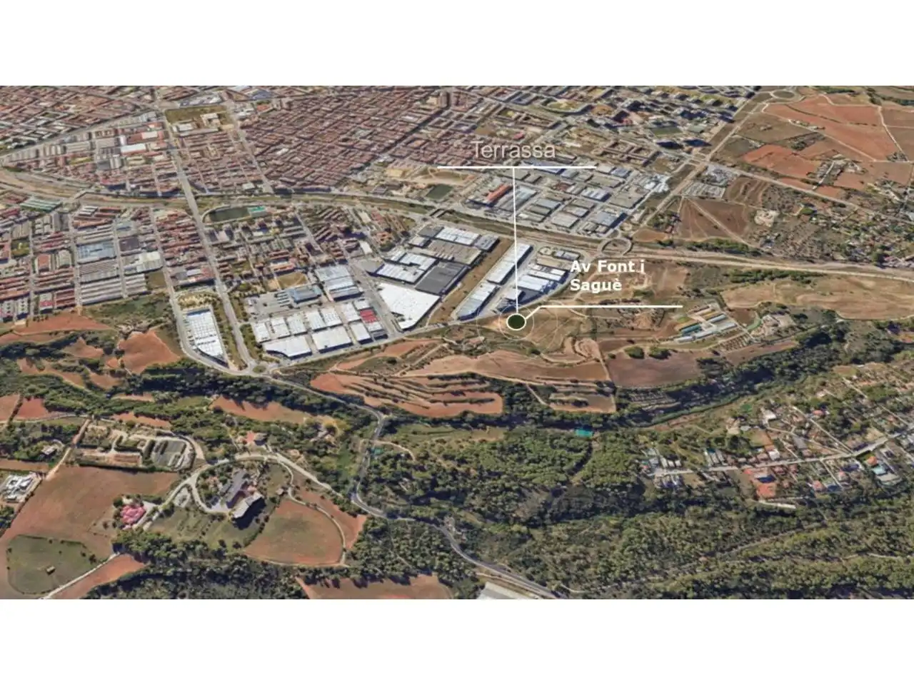 Exterior view of Land for sale in Terrassa