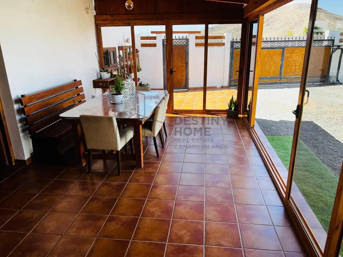 Terraza de Casa o chalet en venta en Tuineje con Jardín privado, Piscina y Amueblado