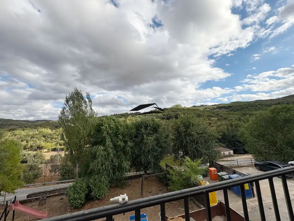Vista exterior de Casa o chalet en venta en Santibáñez de la Sierra con Aire acondicionado, Calefacción y Terraza