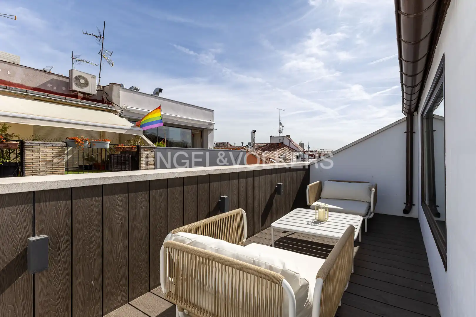 Terrace of Attic for sale in Madrid  with Air Conditioner, Heating and Parquet flooring