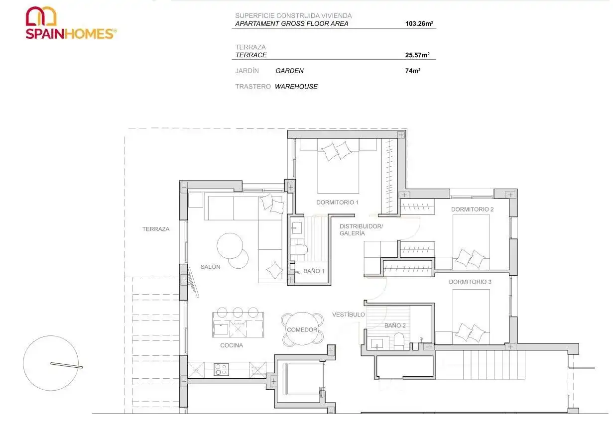 Appartement compact avec terrasse à vendre à Mar Menor Golf, imagen 23