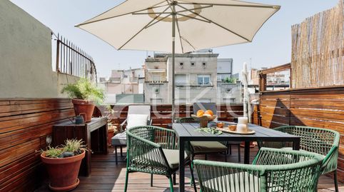 Ático de 1 dormitorio con terraza en Eixample Dreta