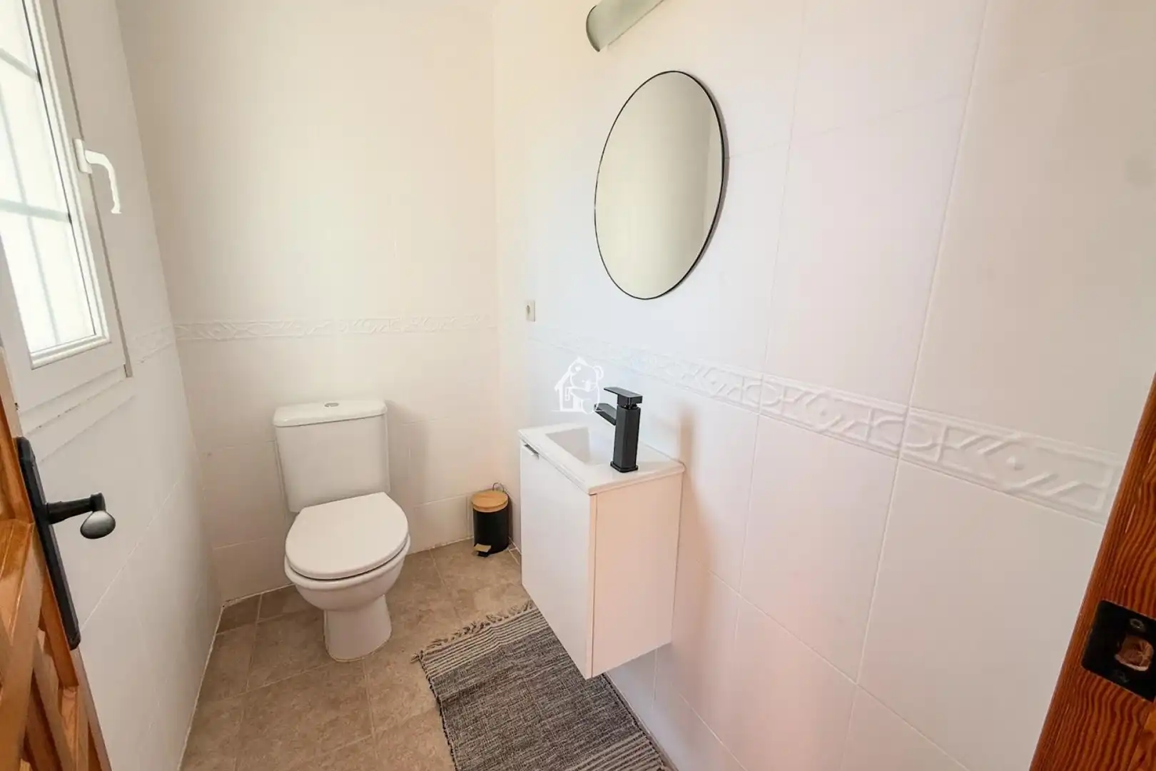 Baño de Casa adosada de alquiler en Murcia con Aire acondicionado, Terraza y Piscina