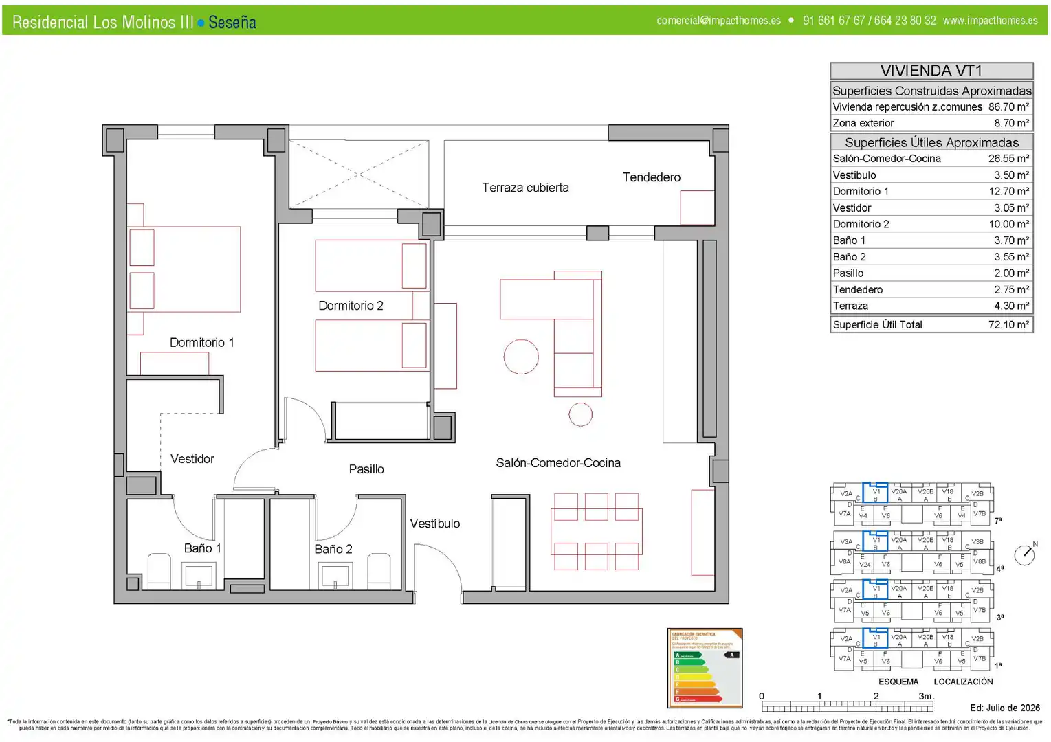 Flat with pool for sale in Calle Francisco Herrera 4, imagen 11