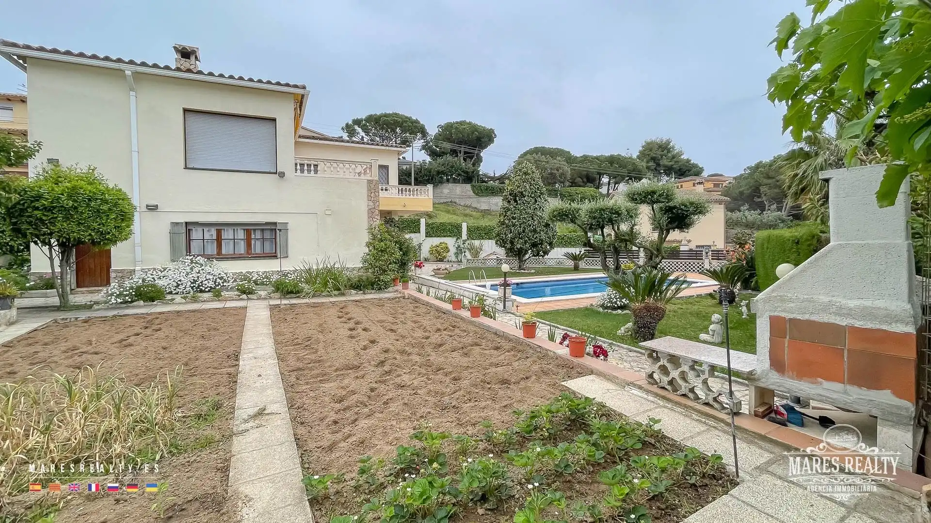 Jardí de Casa o xalet en venda en Lloret de Mar amb Calefacció, Jardí privat i Terrassa