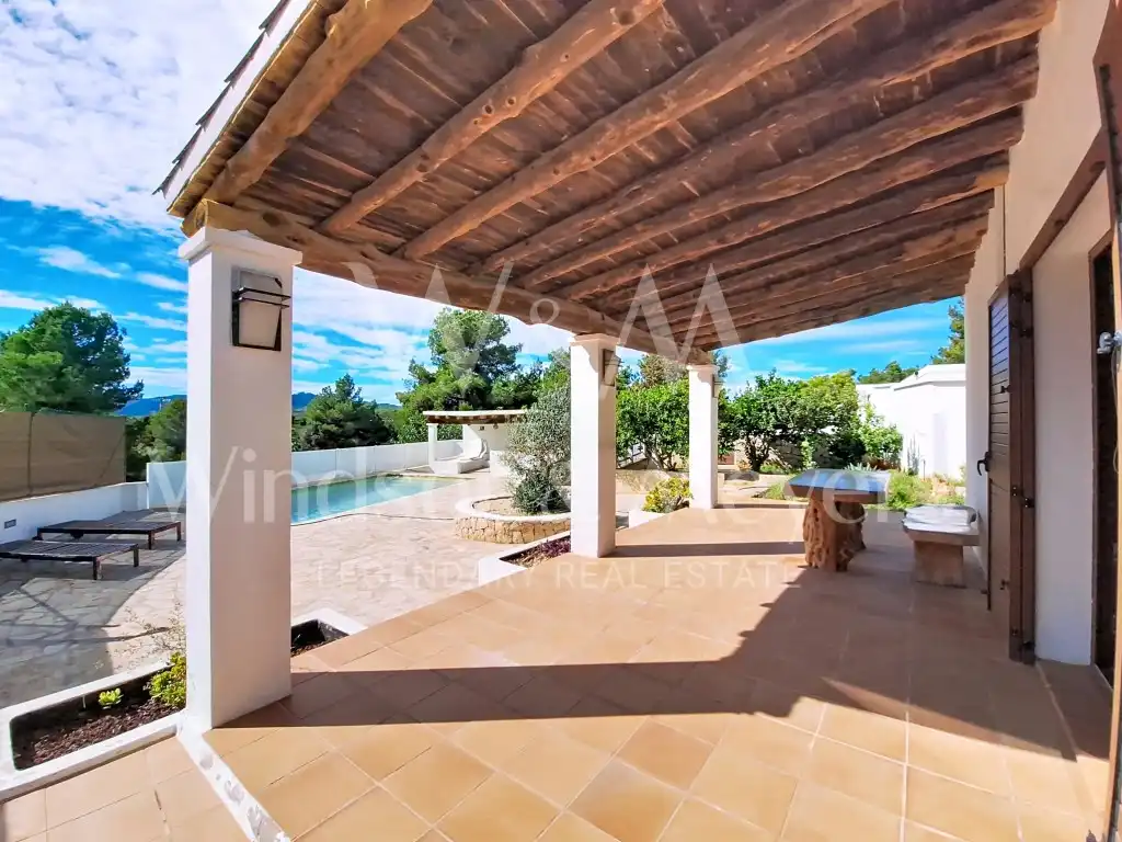 Terraza de Casa o chalet en venta en Santa Eulària des Riu con Piscina