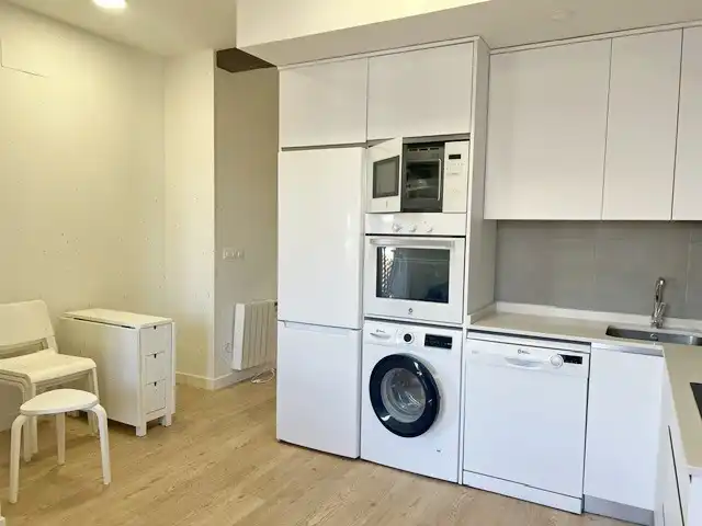 Kitchen of Flat for rent in Santander  with Heating, Furnished and Oven