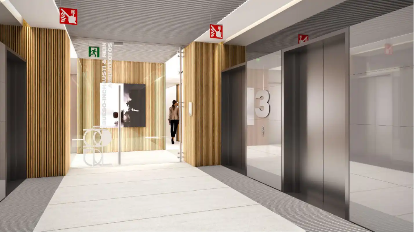 Büro zur Miete in Madrid mit Klimaanlage und Heizung