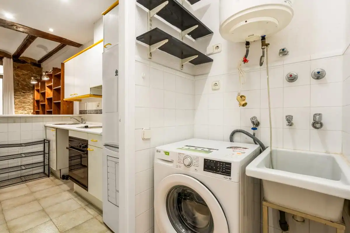 Cocina de Piso en venta en Barcelona con Calefacción, Terraza y Balcón