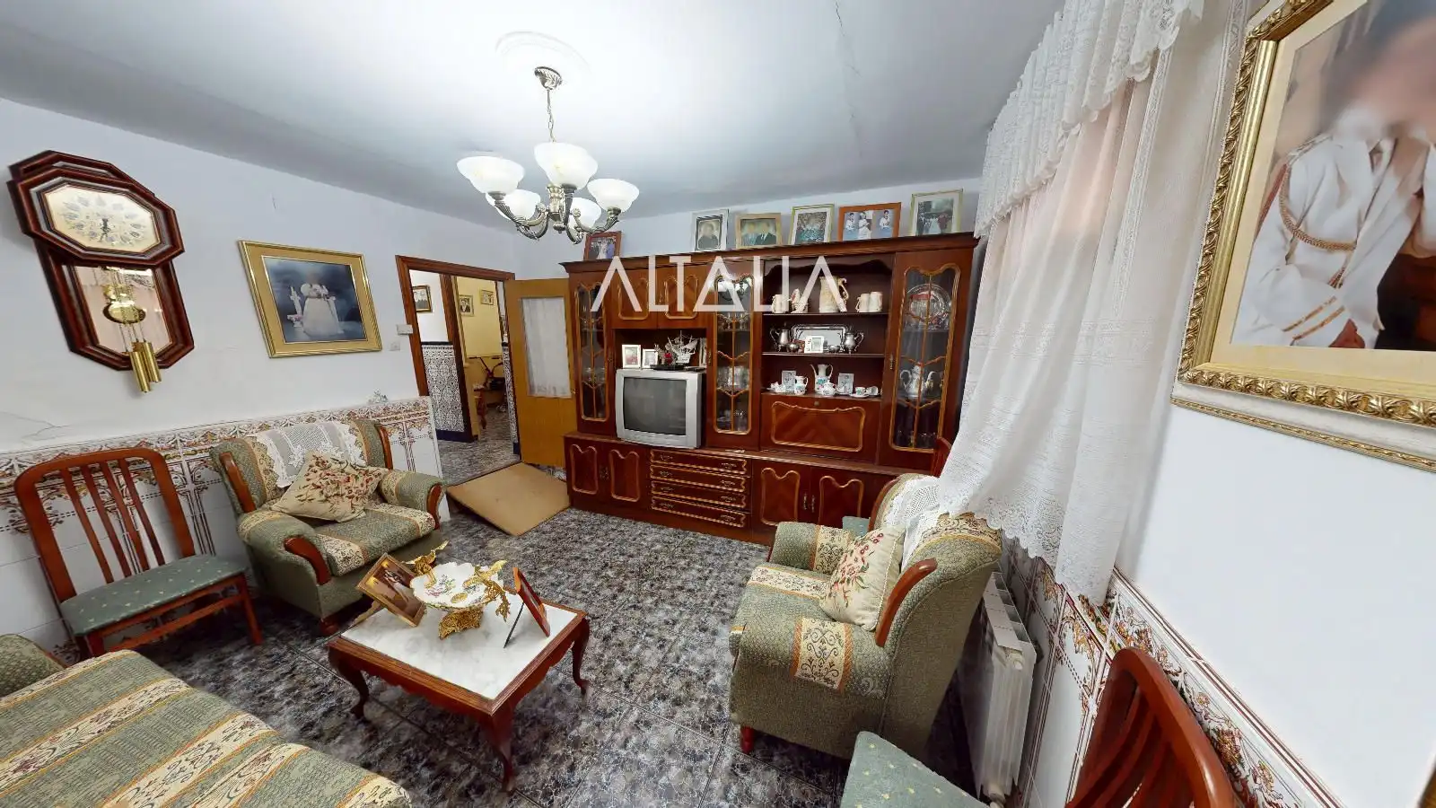 Wohnzimmer von Haus oder Chalet zum Verkauf in Horcajo de Santiago mit Heizung
