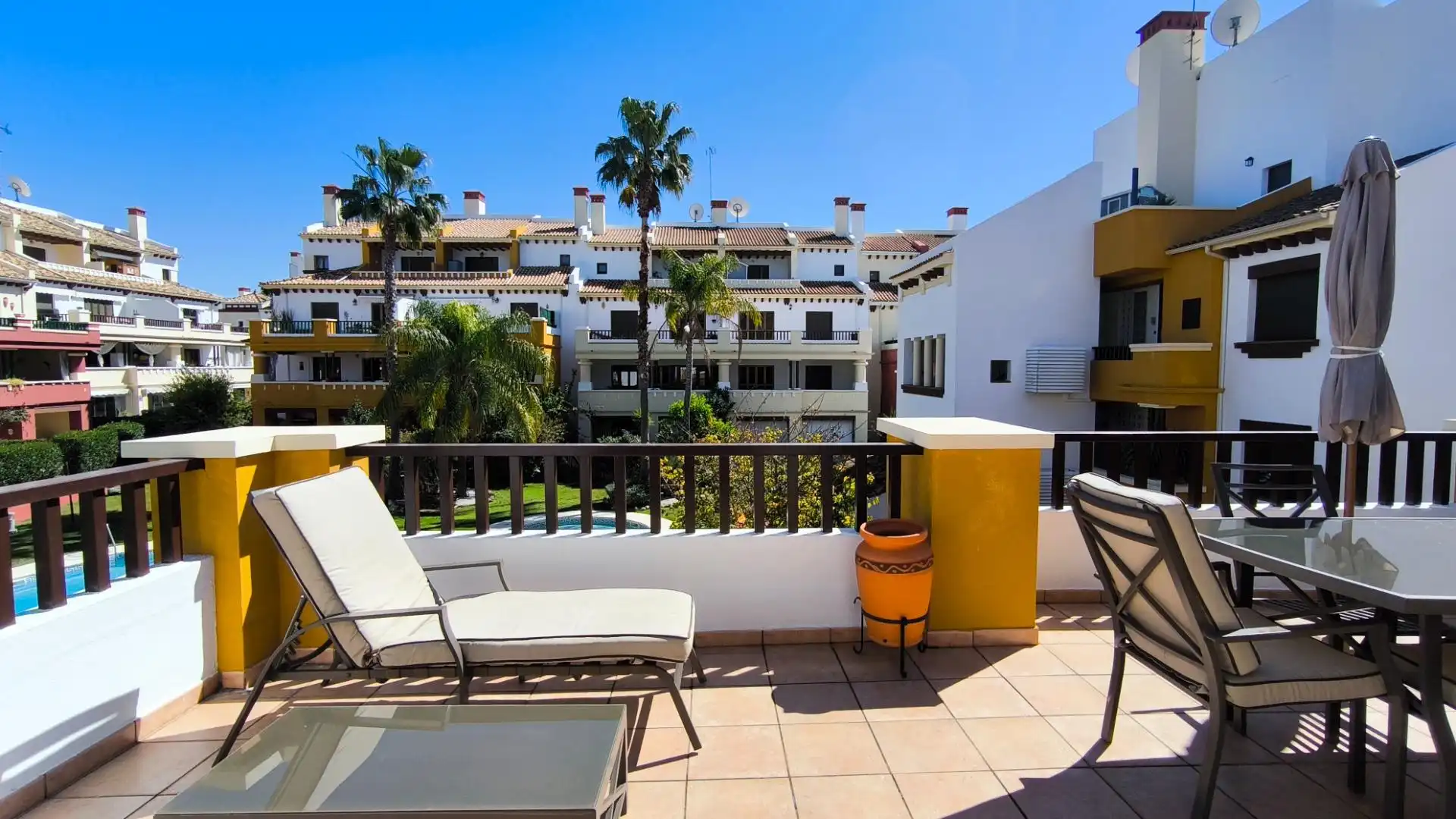 Terrace of Duplexes for sale in Ayamonte  with Air Conditioner, Heating and Private garden