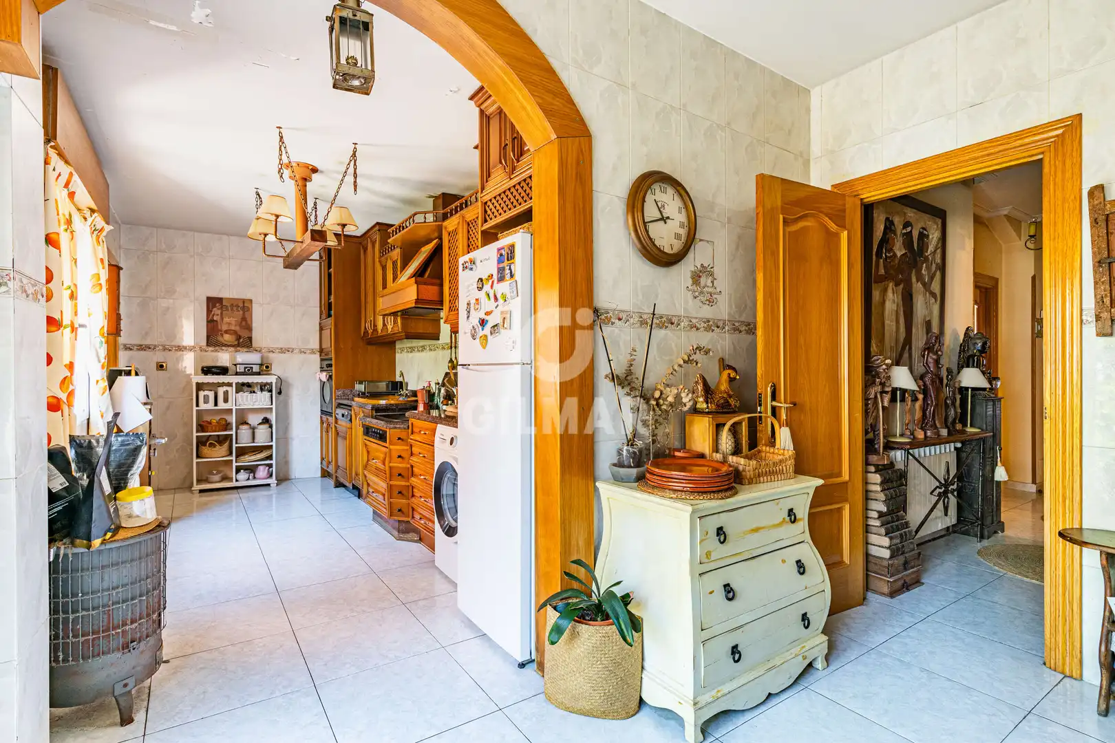 Cocina de Casa adosada en venta en Colmenar Viejo con Calefacción y Jardín privado