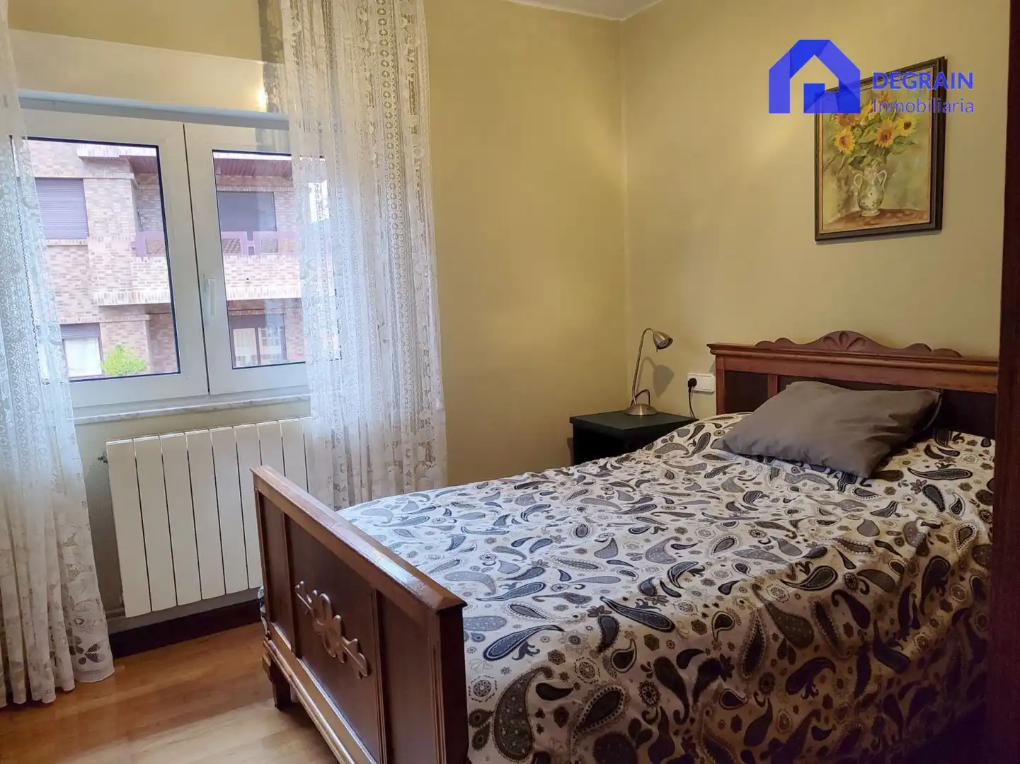 Bedroom of Flat for rent in Oviedo   with Heating and Furnished