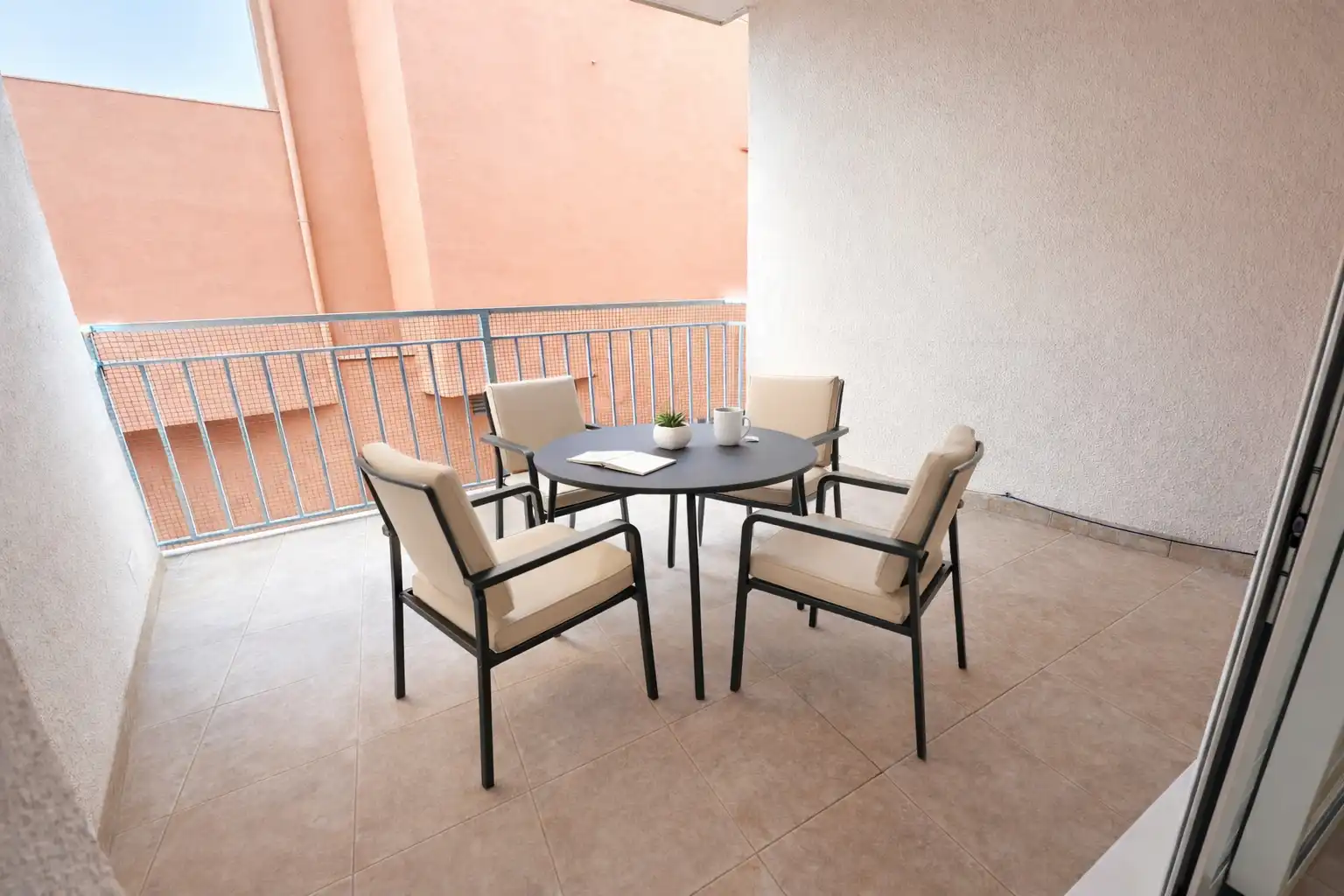 Terrasse von Wohnung zum Verkauf in Blanes mit Heizung und Terrasse