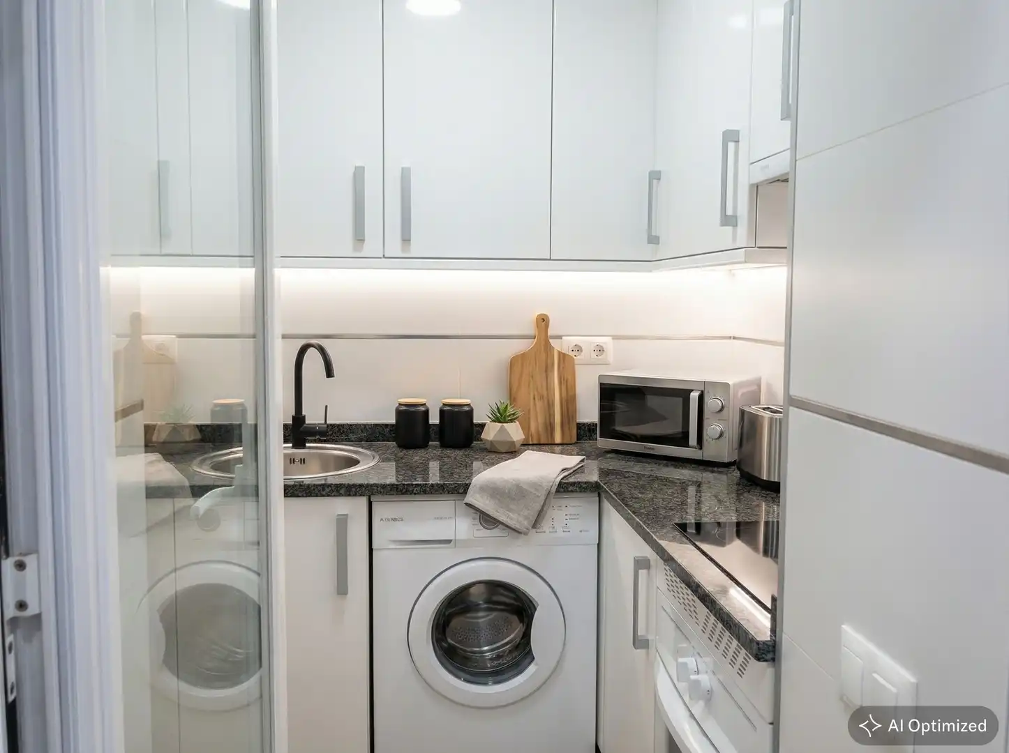 Kitchen of Flat for sale in Madrid  with Heating, Terrace and Balcony