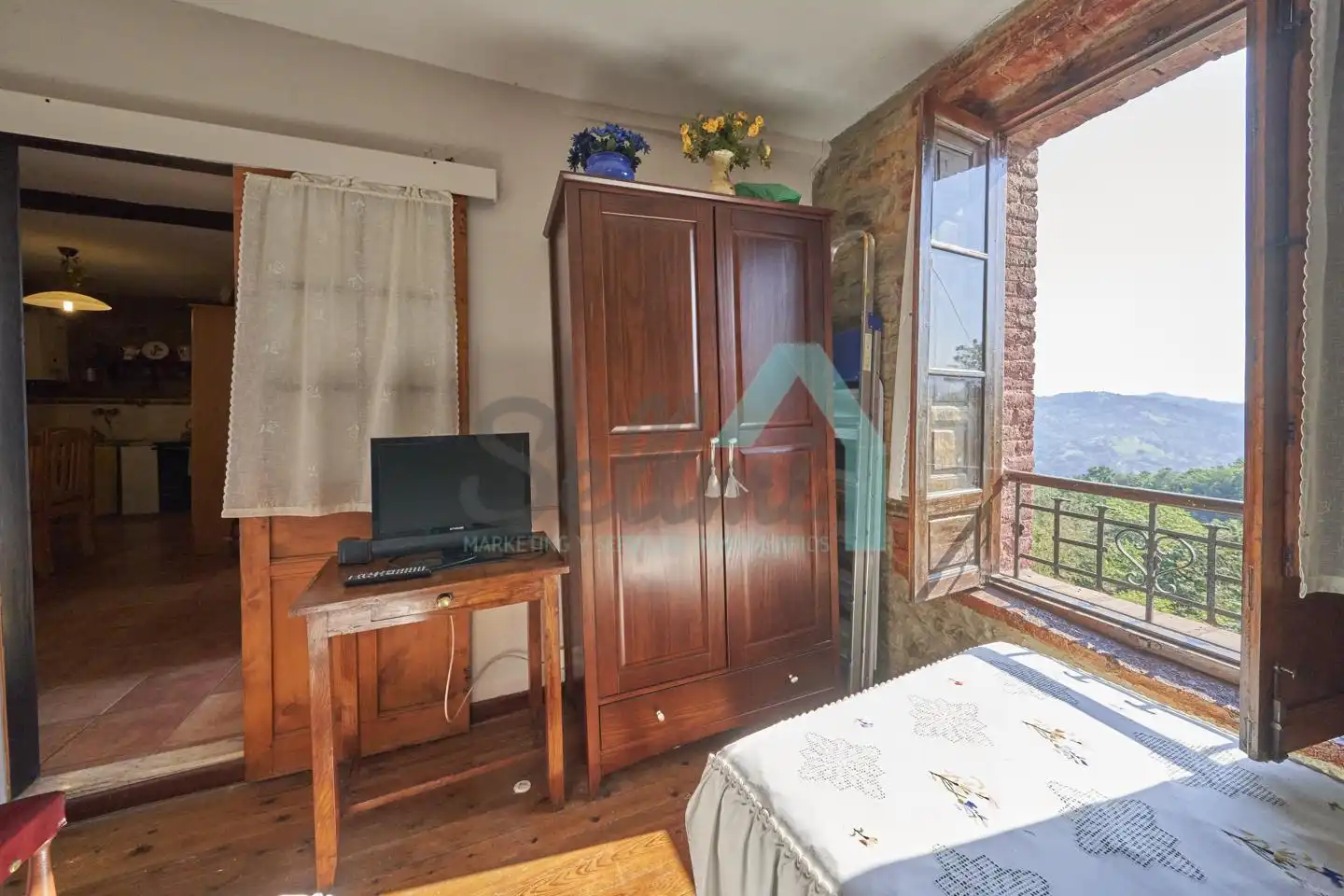 Bedroom of Houses for sale in Langreo  with Private garden and Balcony