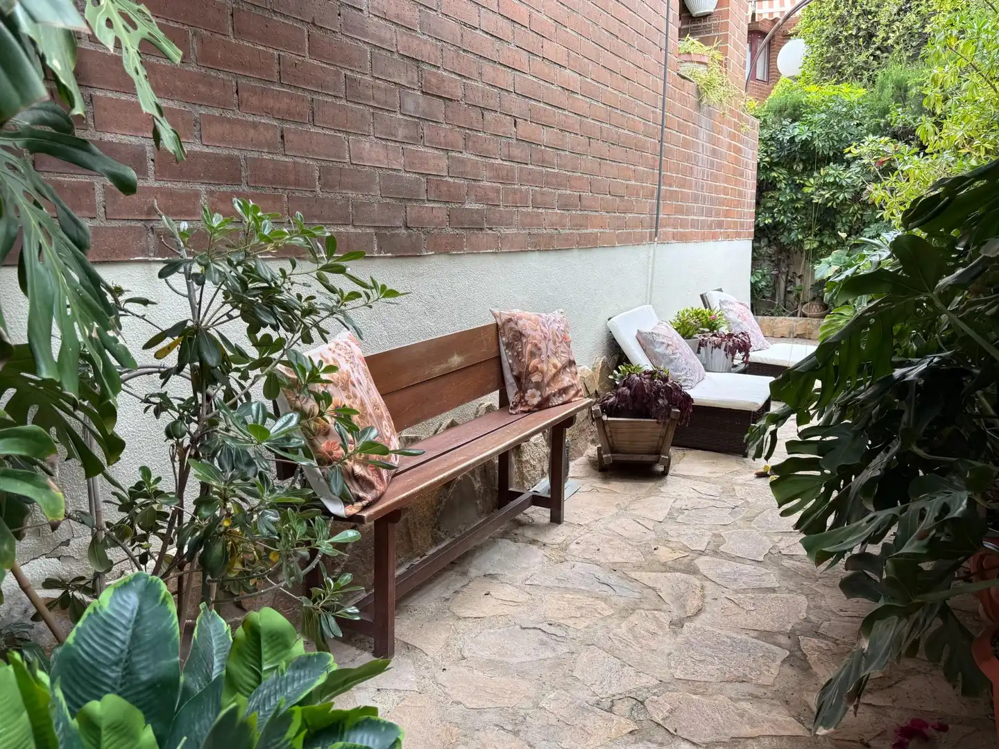 Terraza de Casa adosada en venta en Sant Joan d'Alacant con Jardín privado y Piscina comunitaria